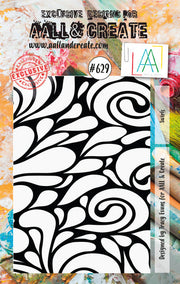 AALL & CREATE STAMP #629 Swirls